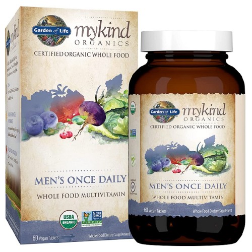 Garden of Life Mykind Organics Mens Once Daily, 30 Vegan Tablets